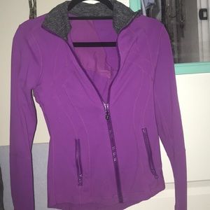 Purple lulu lemon zip up